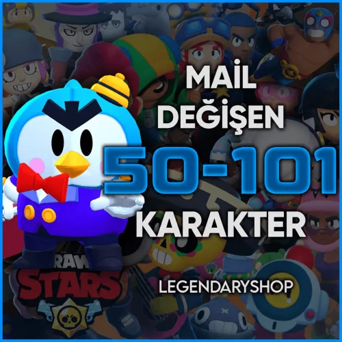  ⭐50-101 Karakter Garanti Mail Değişen⭐